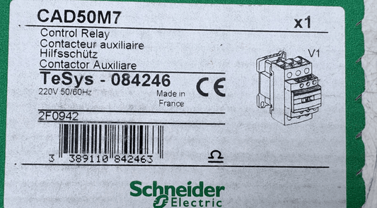 SCHNEIDER ELECTRIC CONTACTEUR AUXILIAIRE CAD50M7 x1 - KLR Automation