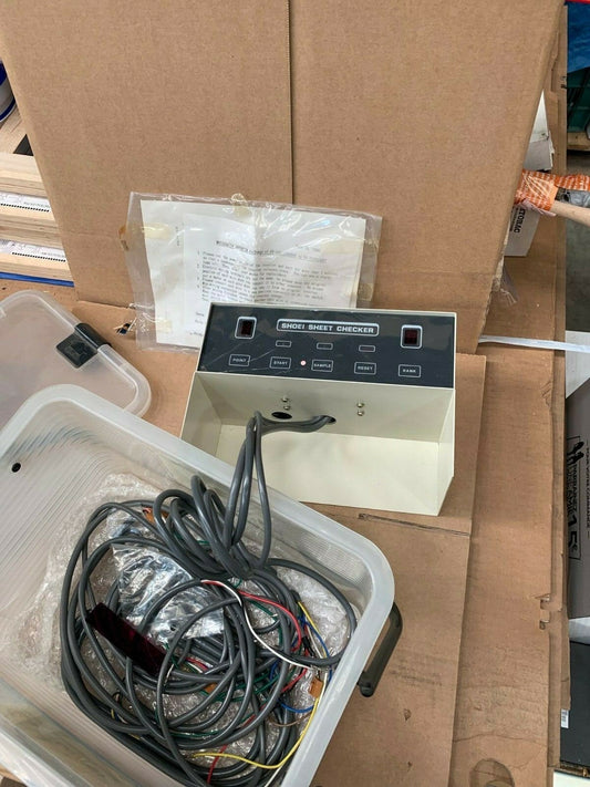 Shoei Sheet Checker Matsushita inverter exchange DV - 505 - 1500SAY to DV - 707S1500T - KLR Automation