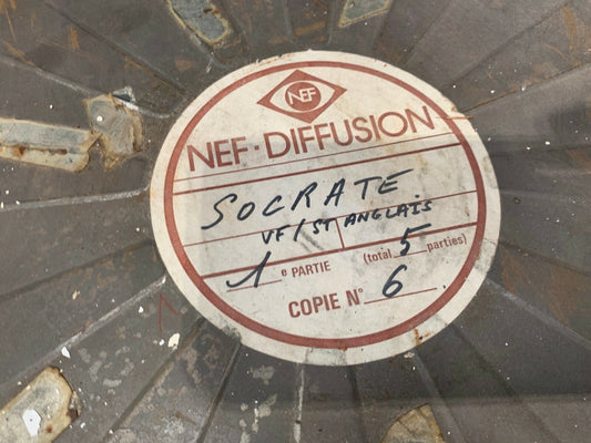 Old RARE Film Band 35mm Lot de 4 x Socrate film n 1, 2 , 3 ,4 NEF - DIFFUSION - KLR Automation