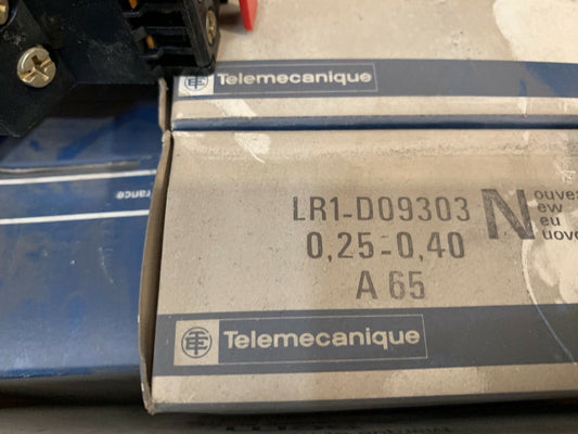 1 x Telemecanique LR1D09303 Thermal Overload 0.25 - 0.40A 600V - KLR Automation