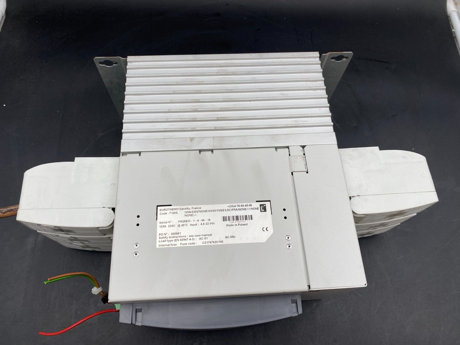 EUROTHERM 7100S 125A/230V/NONE/XXXX/FUSE/LDC/FRA/NONE SMART CONTROLLER