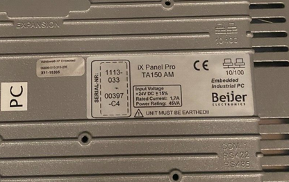 BEIJER IX PANEL PRO TA150 AM TOUCH PANEL