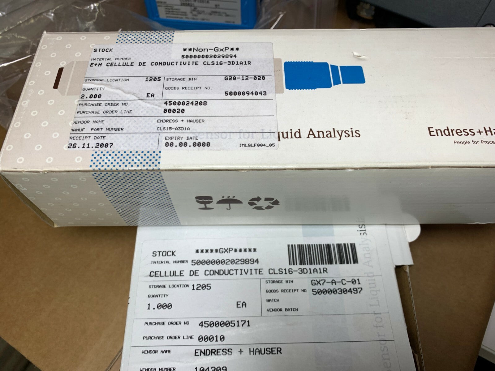 Endress + Hauser Mycom CLM152-Z1A0A30B CLS51-F1CS1A CLS16-3D1A1R + cellule
