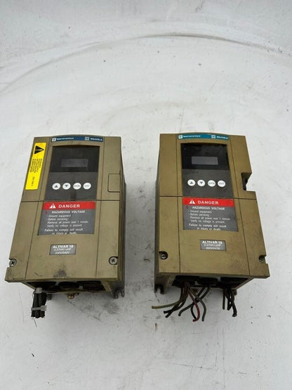 1pc x TELEMECANIQUE VARIATOR ALTIVAR 18 SQUARE D / ATV18U09M2 0.37Kw/0.5HP - KLR Automation