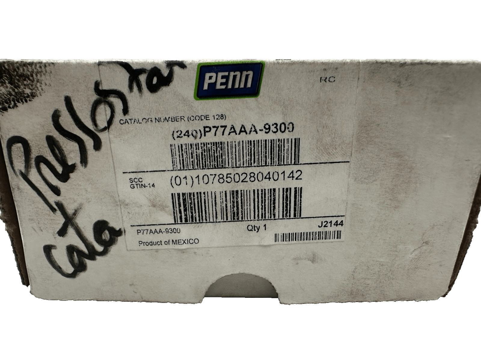 PENN P77AAA - 9300 PRESSURE CONTROL RANGE 0.5/7 BAR x1pc - KLR Automation