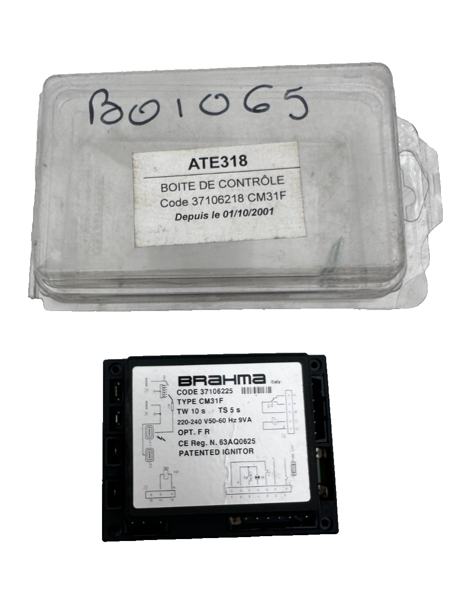 BRAHMA 37106225 TYPE CM31F TW 10s TS 5s 220-240V 9VA BOITE DE CONTROLE