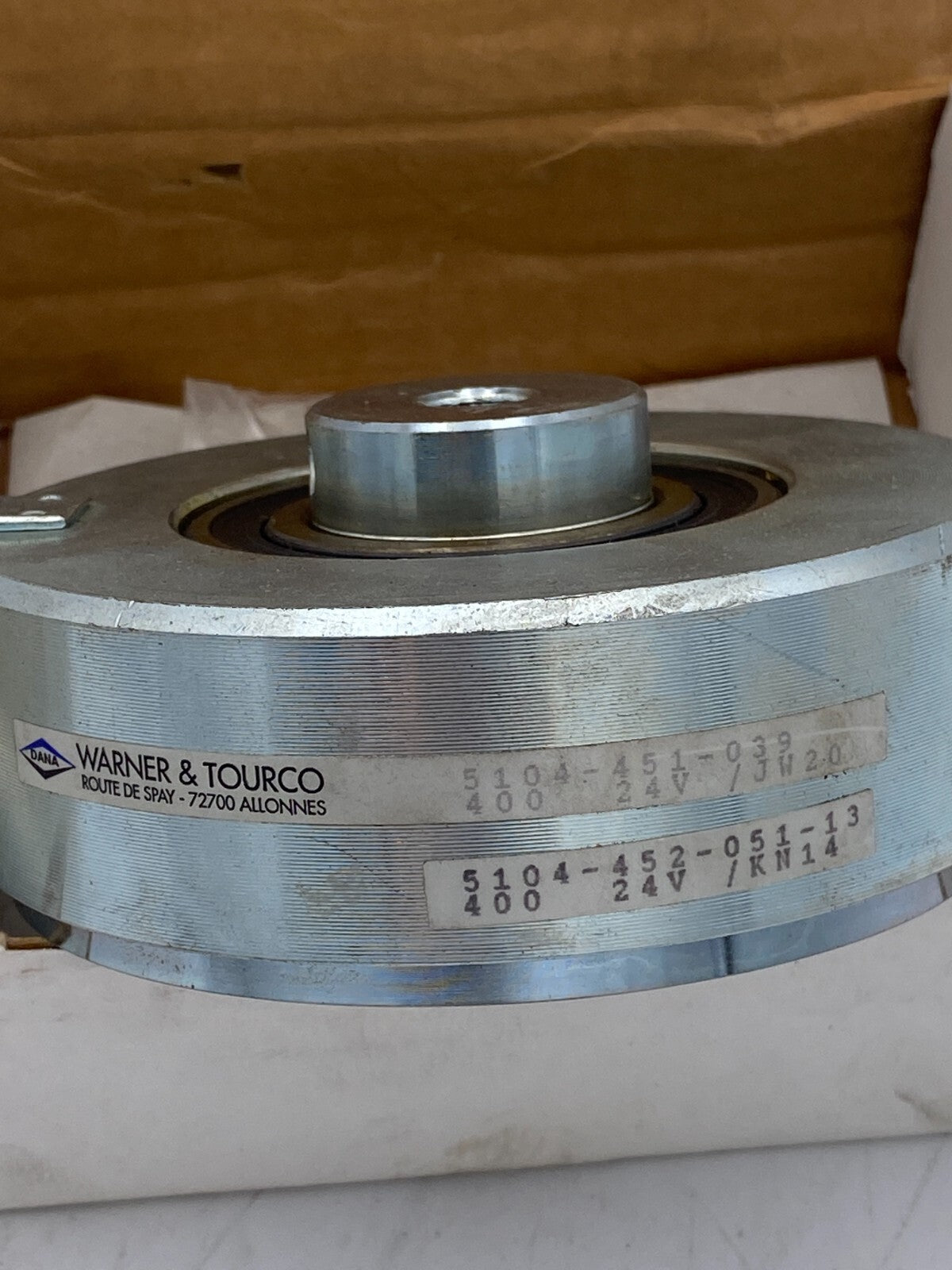 1pc x Warner Electric 5104 - 452 - 051 - 13 SF - 400 + platine - KLR Automation