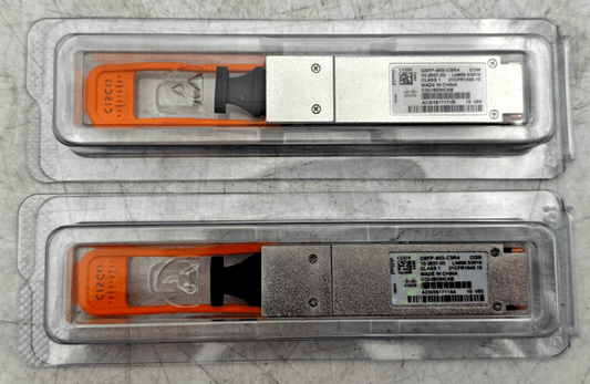 CISCO QSFP - 40G - CSR4 10 - 2837 - 03 ACTIVE OPTICAL CABLE x2pc - KLR Automation