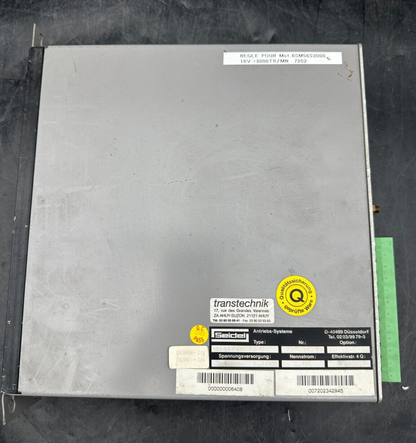 SEIDEL DIGIFAS 7202 KOLLMORGEN 3x400V 1.7kVA 2.8A AMPLIFICATEUR NUMERIQUE