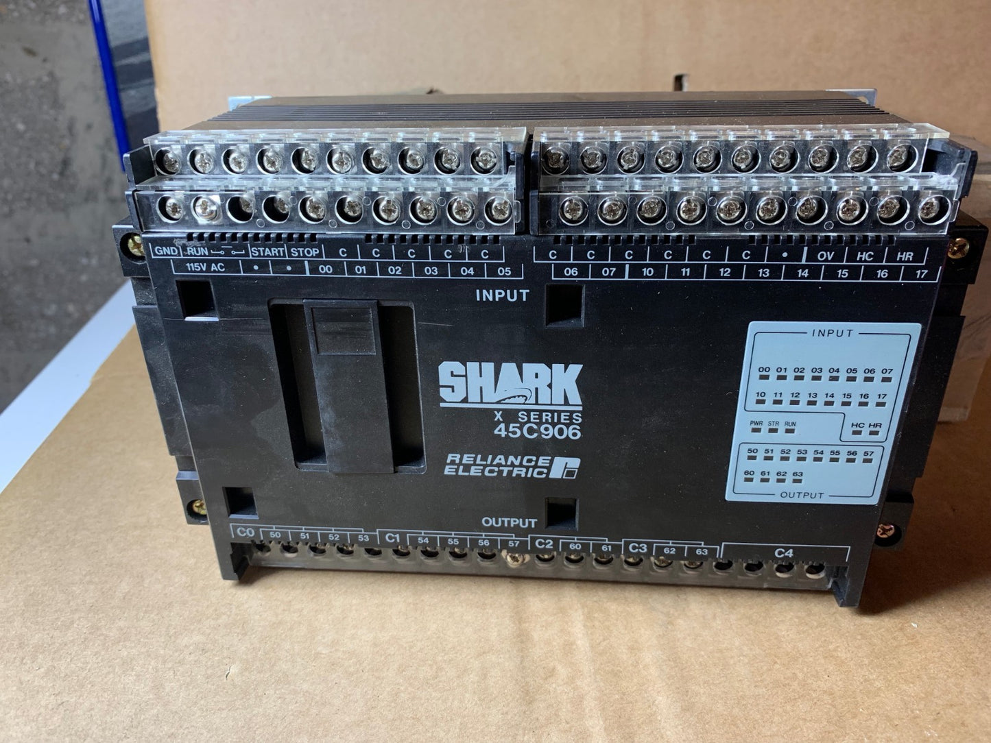 RELIANCE ELECTRIC SHARK X SERIES PROGRAMMABLE CONTROLLER 45C906 718