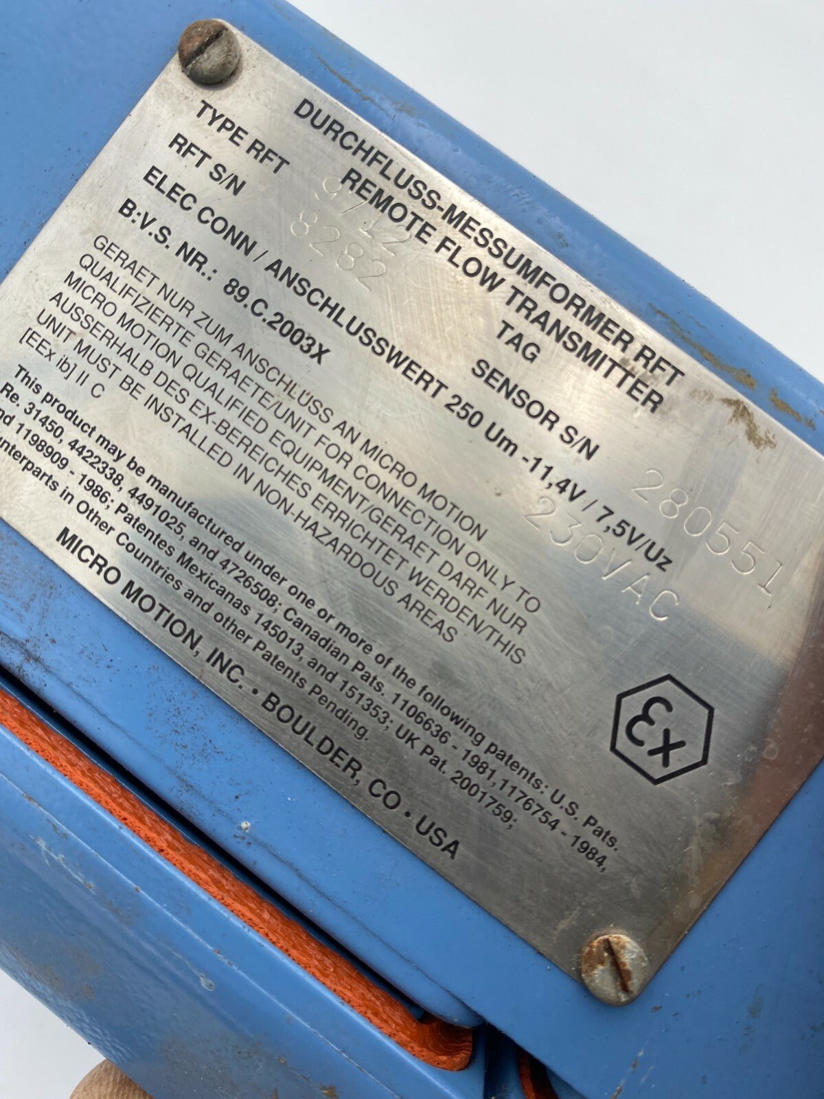 1pc x MICRO MOTION RFT - 9712 FLOW TRANSMITTER - KLR Automation