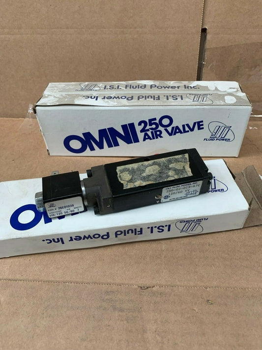 1 x I.S.I Fluid Power OMNI 250 Air Valve 250 - 02 - 019 - 67C - KLR Automation