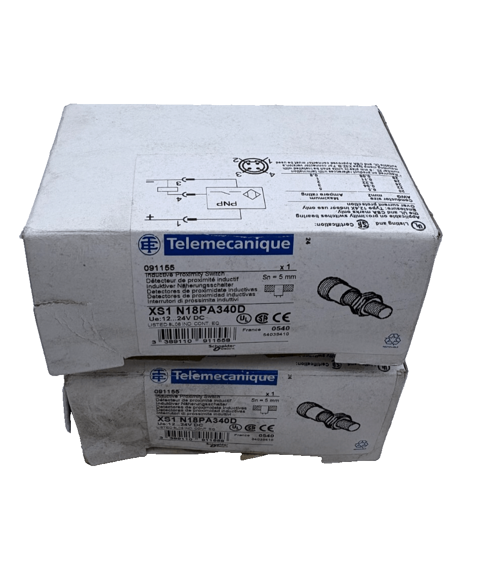 TELEMECANIQUE DETECTEUR DE PROXIMITE XS1 N18PA340D 5mm x1 - KLR Automation