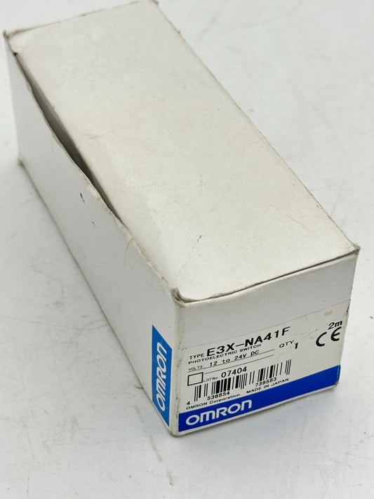 OMRON PHOTOELECTRIC SWITCH TYPE E3X - NA41F 12V TO 24V - KLR Automation