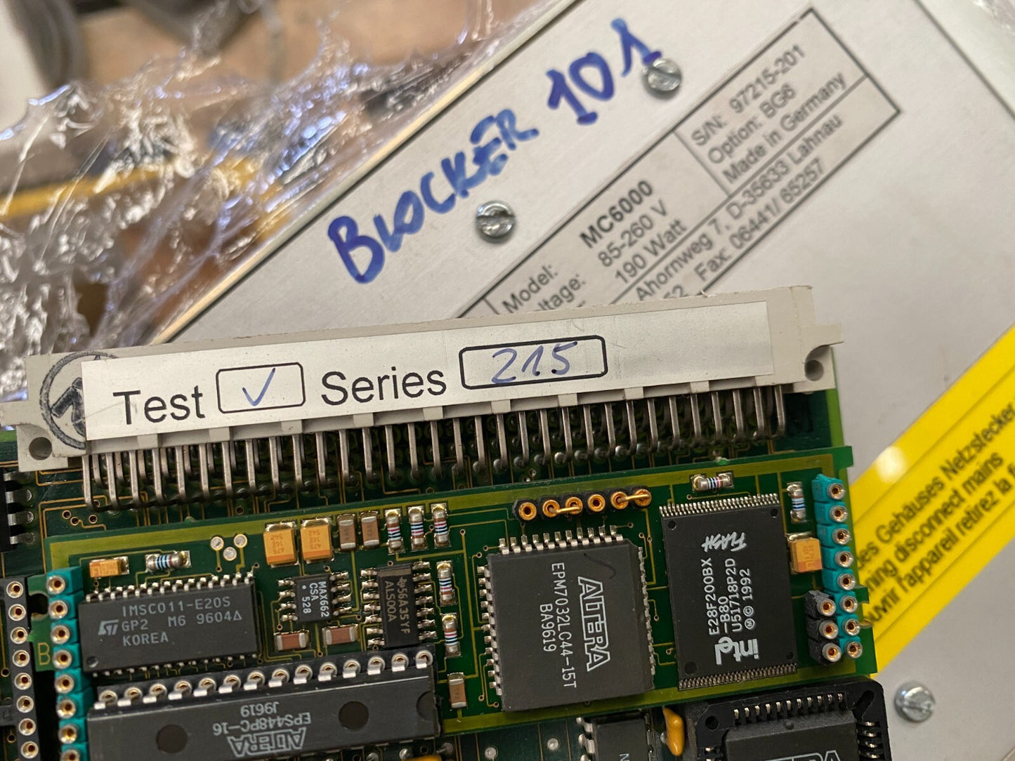 ITK MC6000 CPU ASSEMBLY Opt BG6