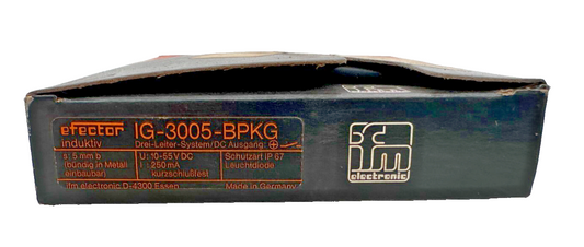IFM EFECTOR IG-3005-BPKG CAPTEUR INDUCTIF x1pc