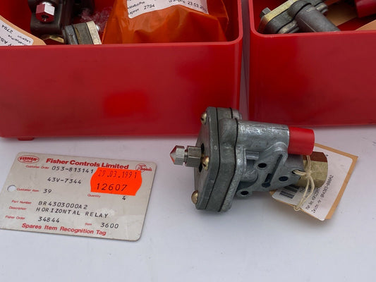 1pc x Fisher Parts Emerson Horizontal Relay BR4303 BR 4303 000A 2 - KLR Automation