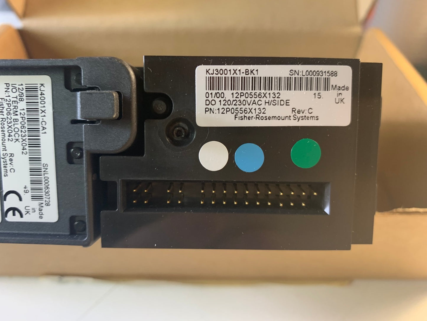 Emerson DELTA V KJ3001X1-BK1 DISCRETE OUT 120/230VAC + KJ4001X1-ca1