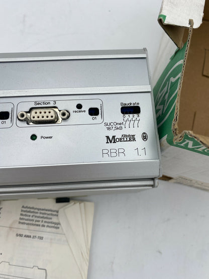 API MOELLER KLOCKNER PS3   RBR 1.1  Suconet Remote Bus Repeater