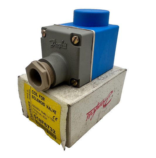 DANFOSS 018F6193 018F6732 220/230V 10W COIL FOR SOLENOID VALVE x2pc