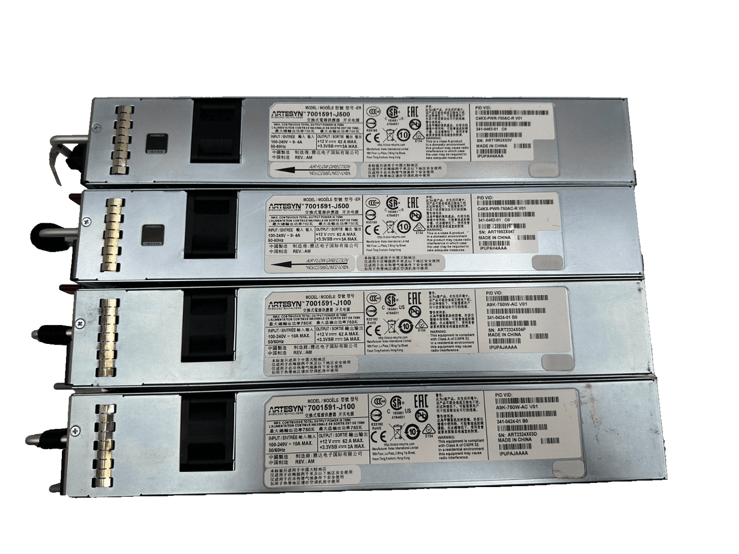 ARTESYN 7001591 - J500 C4KX - PWR - 750AC - R V01 341 - 0462 - 01 IPUPAH4AAA - KLR Automation