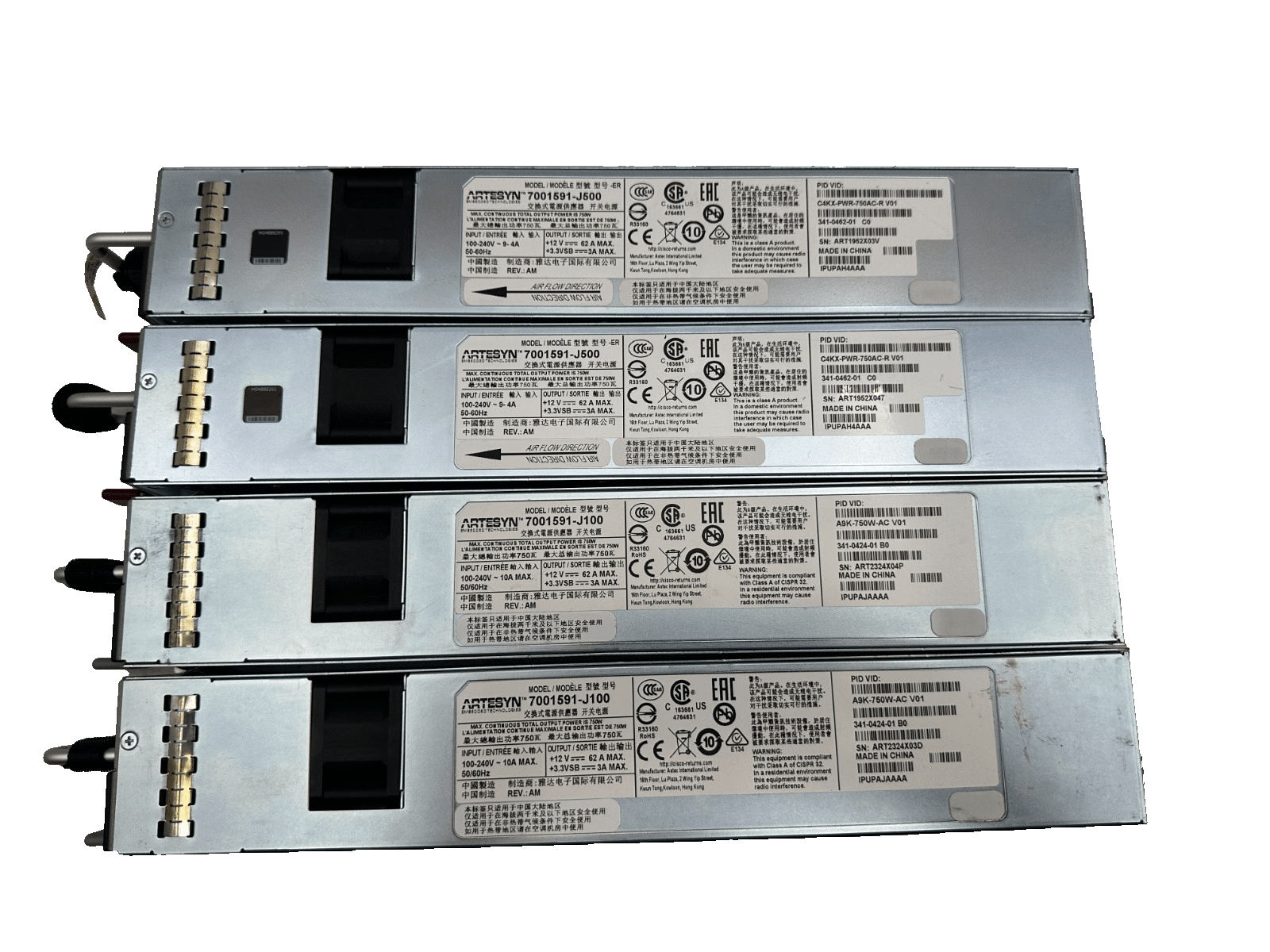 ARTESYN 7001591 - J500 C4KX - PWR - 750AC - R V01 341 - 0462 - 01 IPUPAH4AAA - KLR Automation