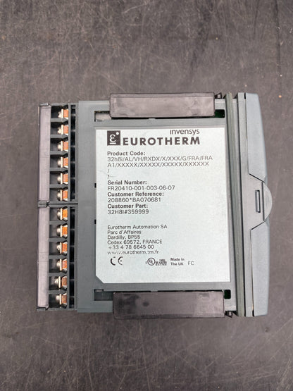 EUROTHERM 32H8I/AL/VH/RXDX/X/XXX/G FRA/FRAA1 TEMPERATURE CONTROLLER