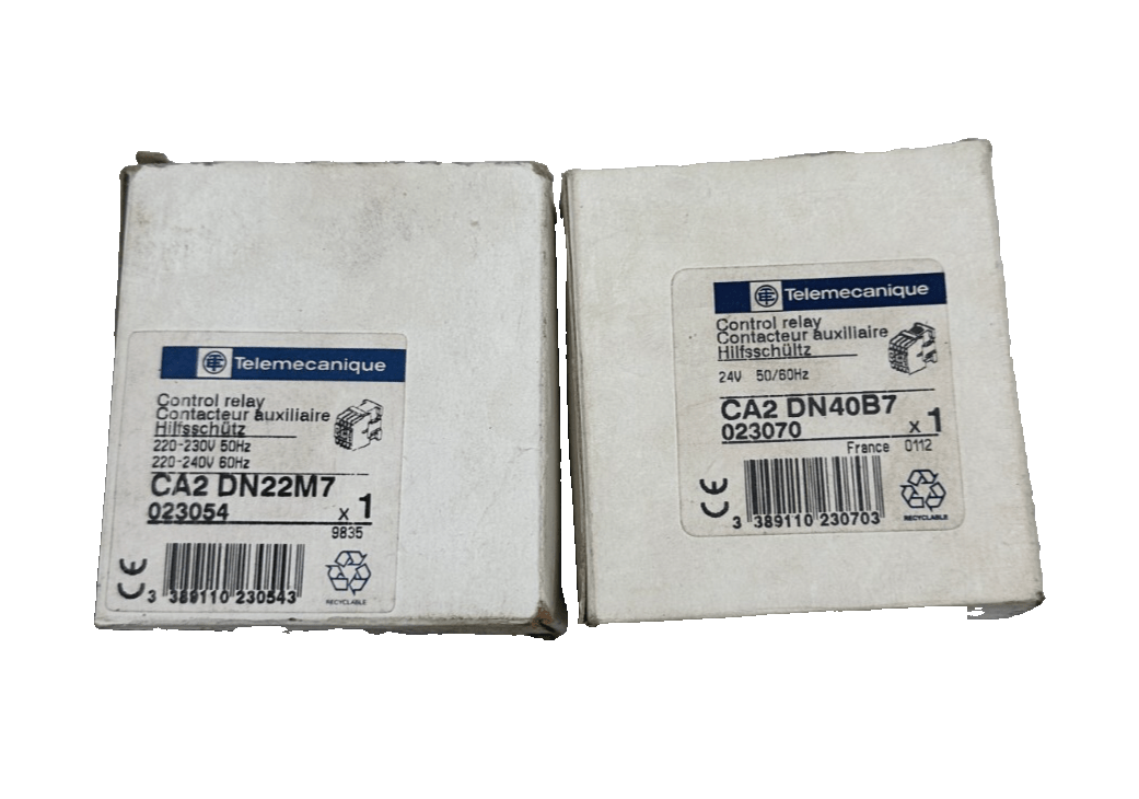 TELEMECANIQUE CA2DN22M7 + CA2DN40B7 CONTACTEUR AUXILIAIRE - KLR Automation
