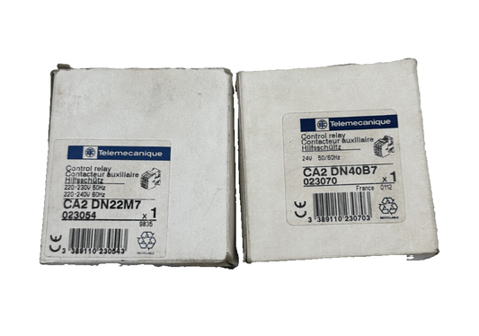 TELEMECANIQUE CA2DN22M7 + CA2DN40B7 CONTACTEUR AUXILIAIRE - KLR Automation