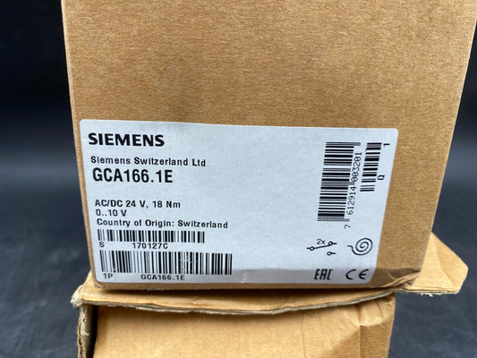 1pc x SIEMENS GCA166.1E AC/DC 24V 18Nm SERVOMOTOR - KLR Automation