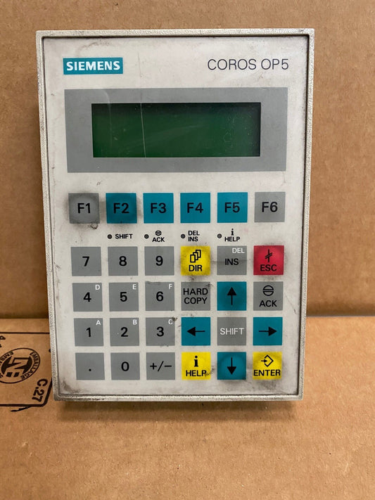 Siemens COROS OP5 - A1 Operator Panel 6AV3505 - 1FB01 OP5 - 2* - KLR Automation