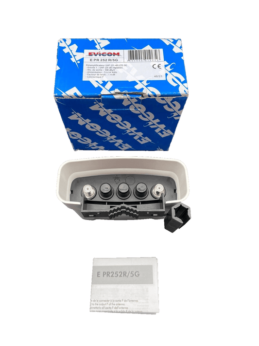 EVICOM E PR 252 R/5G PREAMPLIFICATEUR UHF (21 - 48) LTE - 5G x1pc - KLR Automation