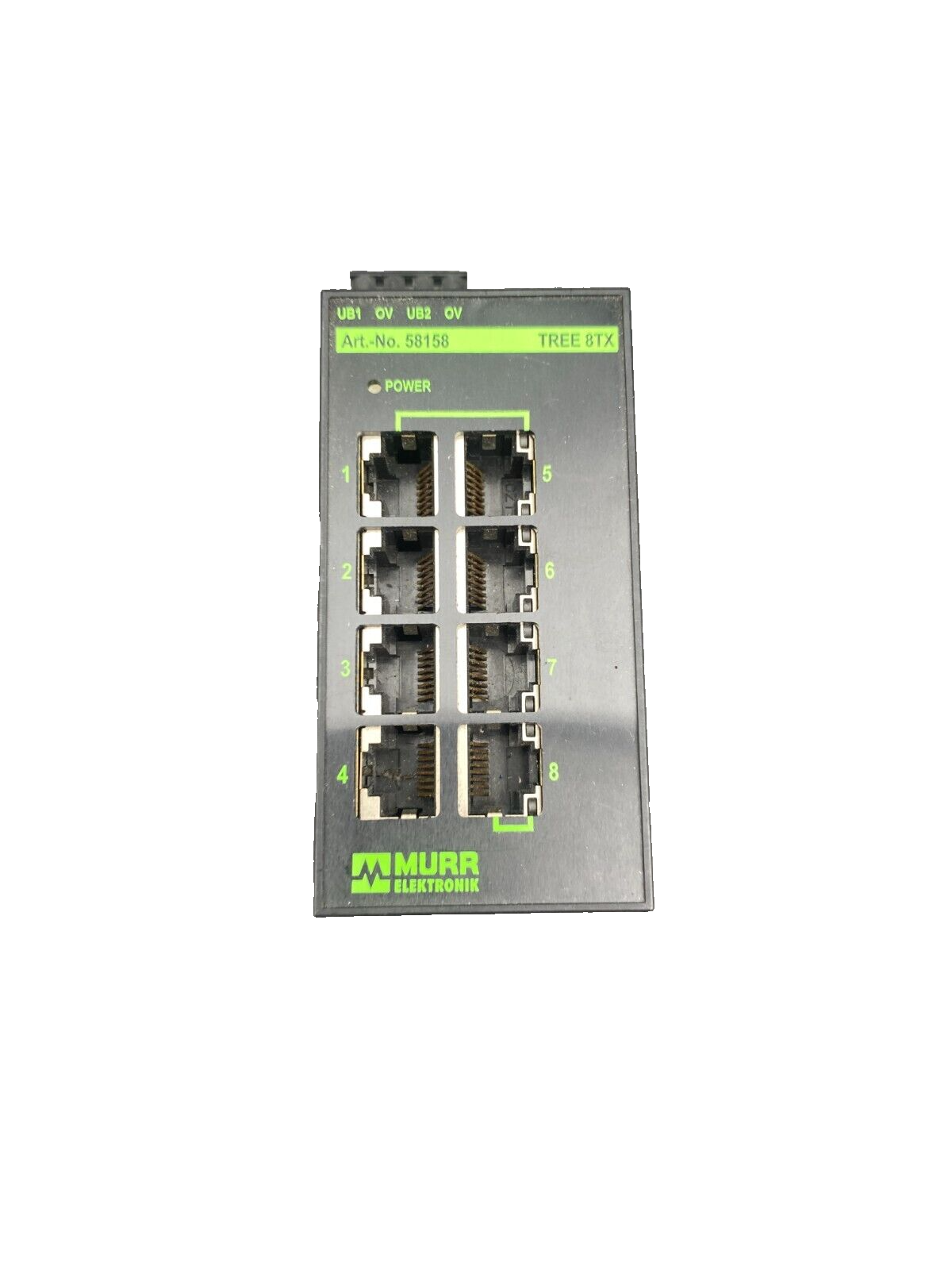 MURR ELEKTRONIK TREE 8TX 58158 3A2G2-3.01 ETHERNET SWITCH x2pc