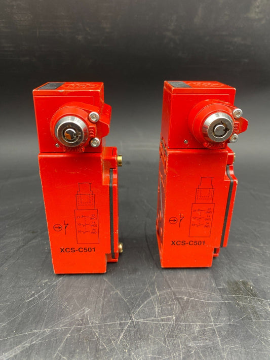LOT OF 2 TELEMECANIQUE XCS XCS - C501 SAFETY LIMIT SWITCH - KLR Automation