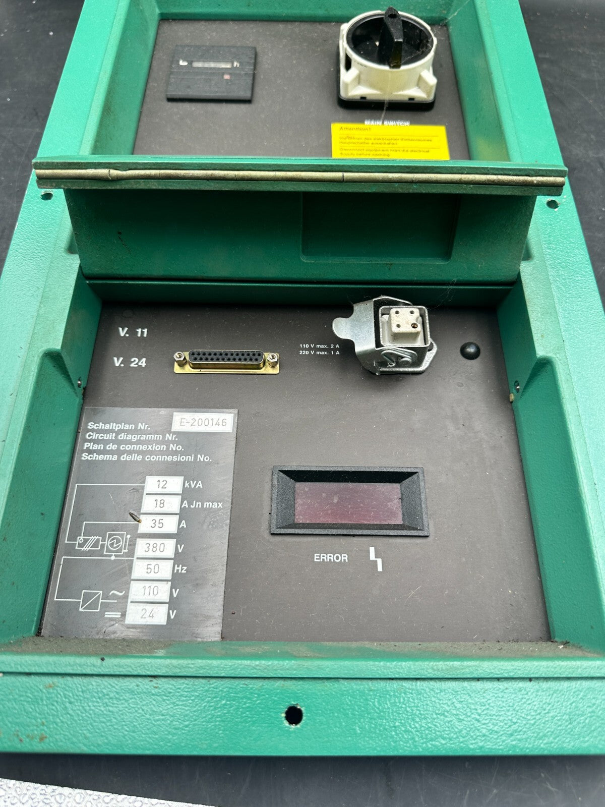Maho CNC 432 DECKEL Panel control  E-200146
