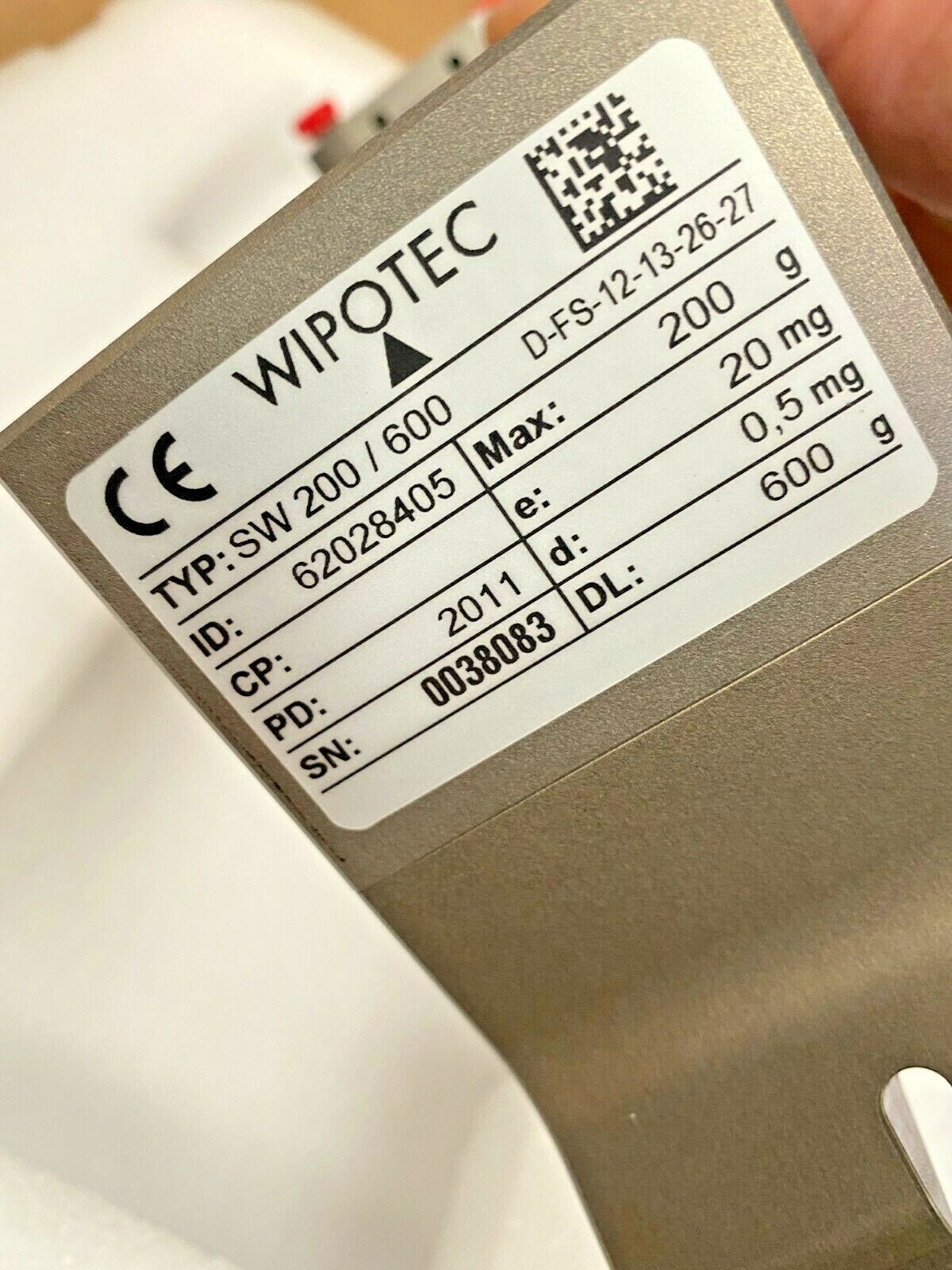 Wipotec 62028405 Cellule pesage SW 200/600-D-FS-12-13-26-27 