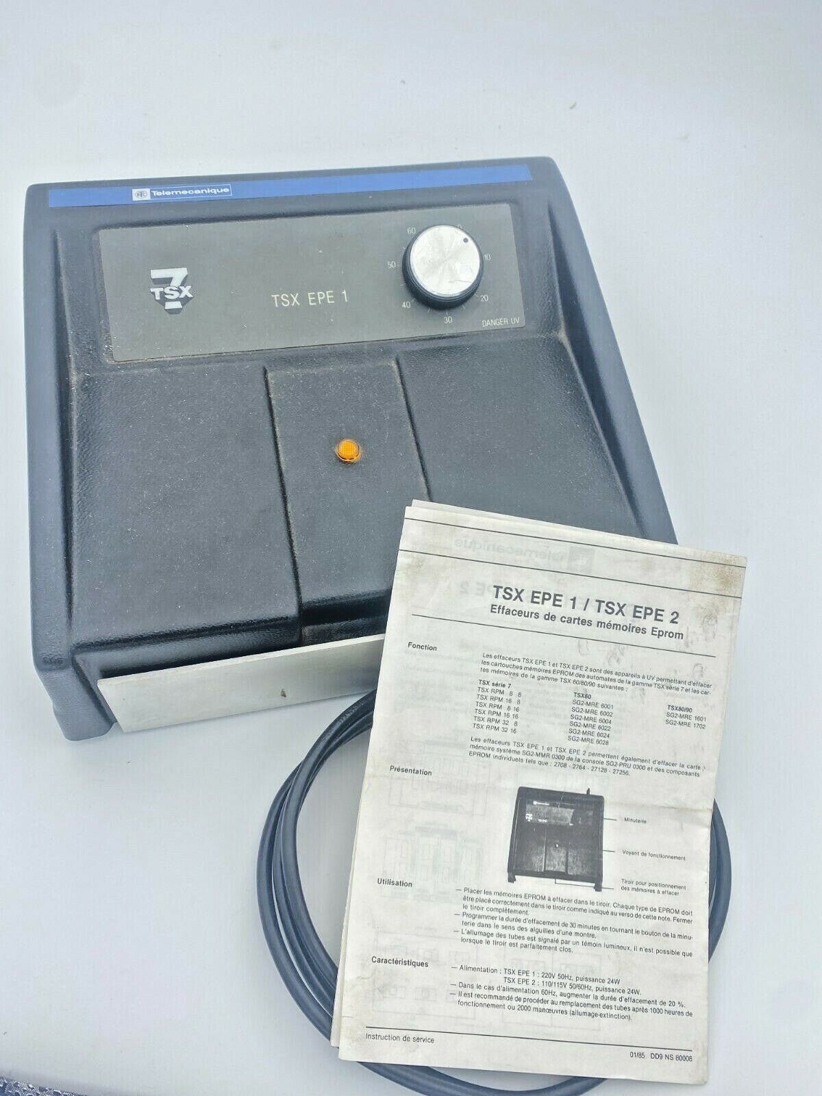 TSXEPE1 Telemecanique TSX 7 EPROM Eraser 220/240V. - KLR Automation