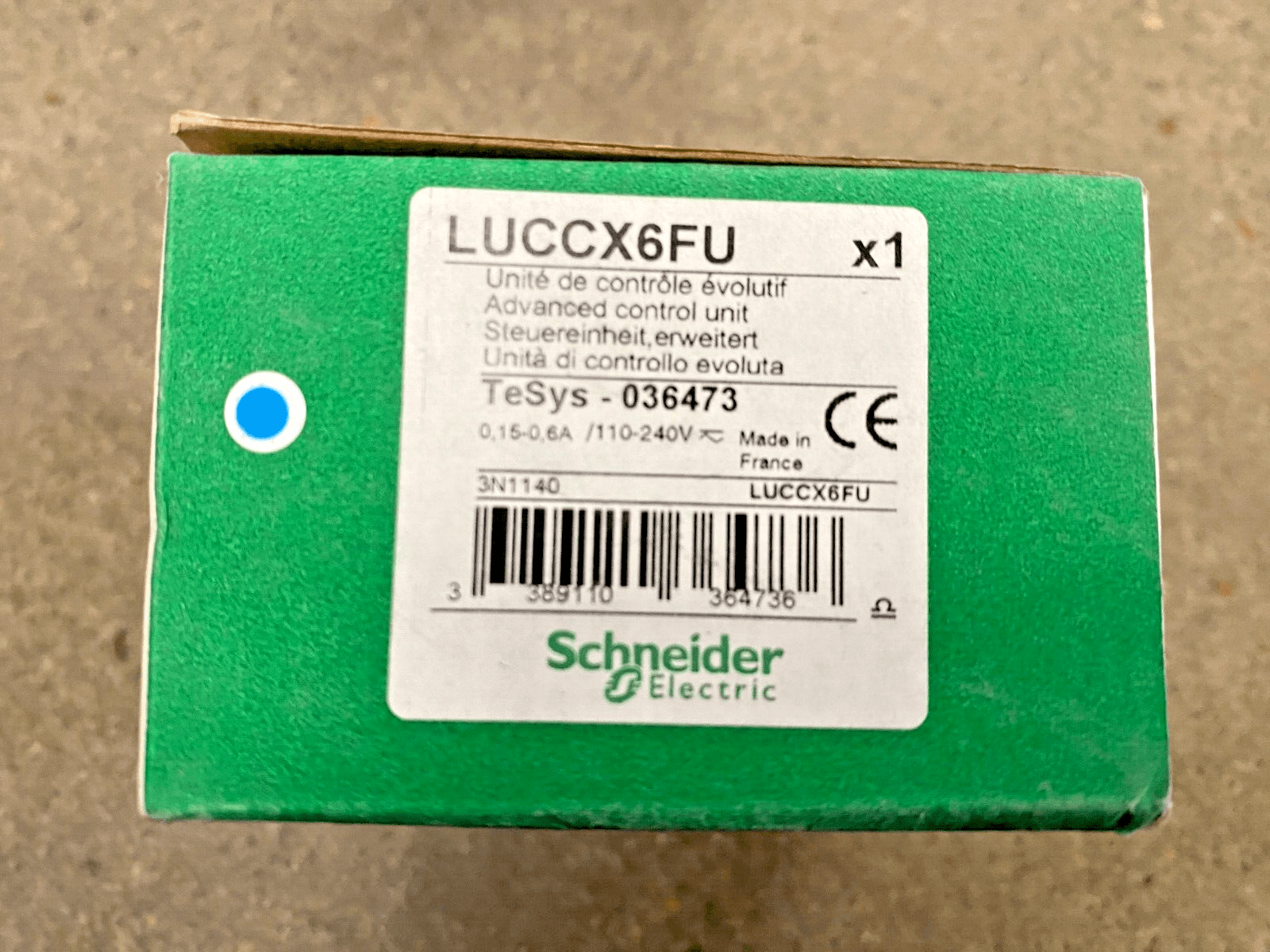 1pc x NEW SCHNEIDER ELECTRIC LUCCX6FU ADVANCED CONTROL UNIT - KLR Automation