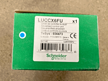 1pc x NEW SCHNEIDER ELECTRIC LUCCX6FU ADVANCED CONTROL UNIT - KLR Automation