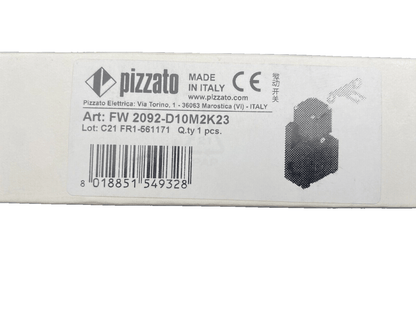 PIZZATO FW 2092 - D10M2K23 SAFETY SWITCH x12pc - KLR Automation