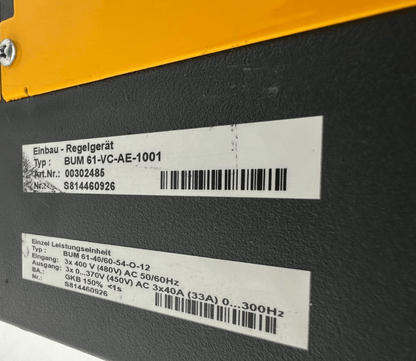 BAUMULLER BUM61 - VC - AE - 1001 BUM61 - 40/60 - 54 - O - 12 00302485 - KLR Automation