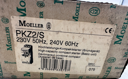 MOELLER PKZ2/S DEMARREUR COMBINE COMPACT 230V 50HZ