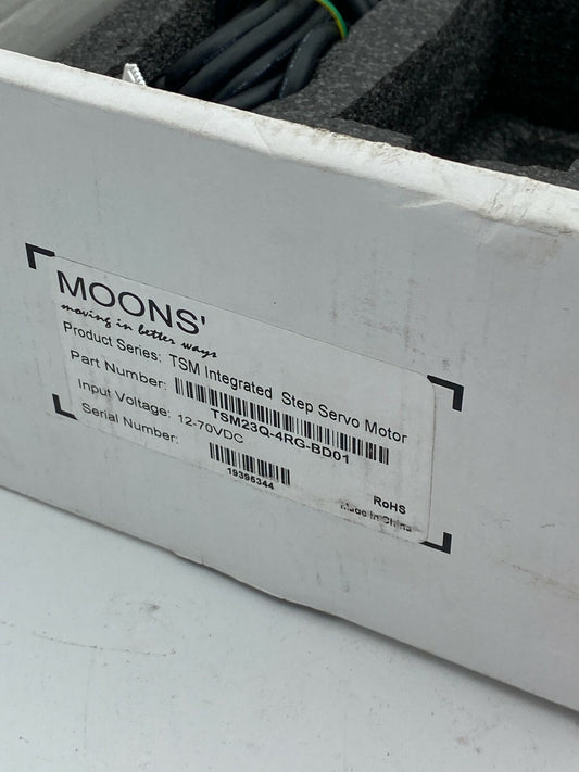 TSM23Q - 4RG - NEMA 23 Integrated StepSERVO™ Motor Programming Modbus/RTU MOONS' - KLR Automation