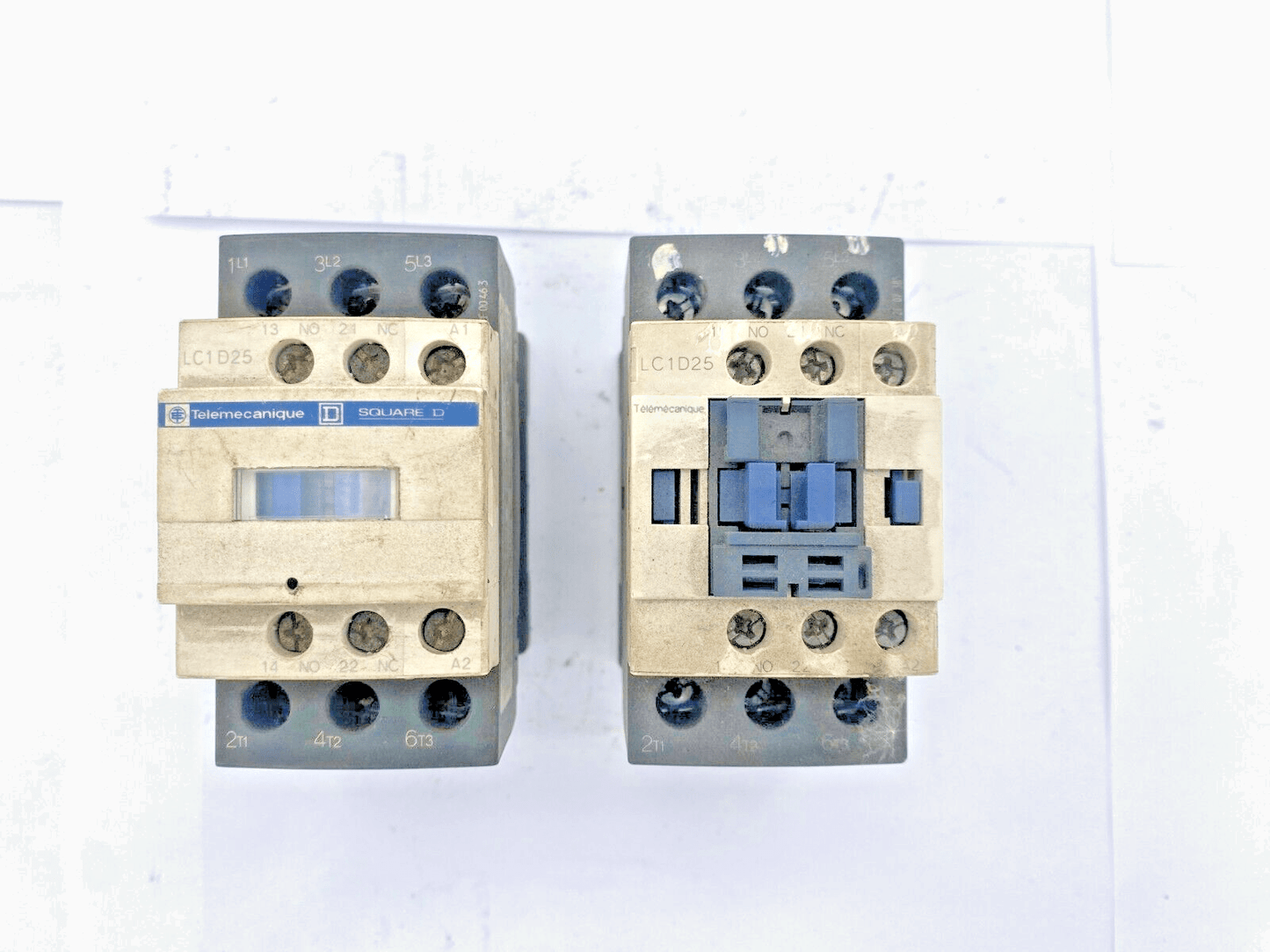 LOT OF 2 TELEMECANIQUE SQUARE D LC1 D25 CONTACTOR - KLR Automation