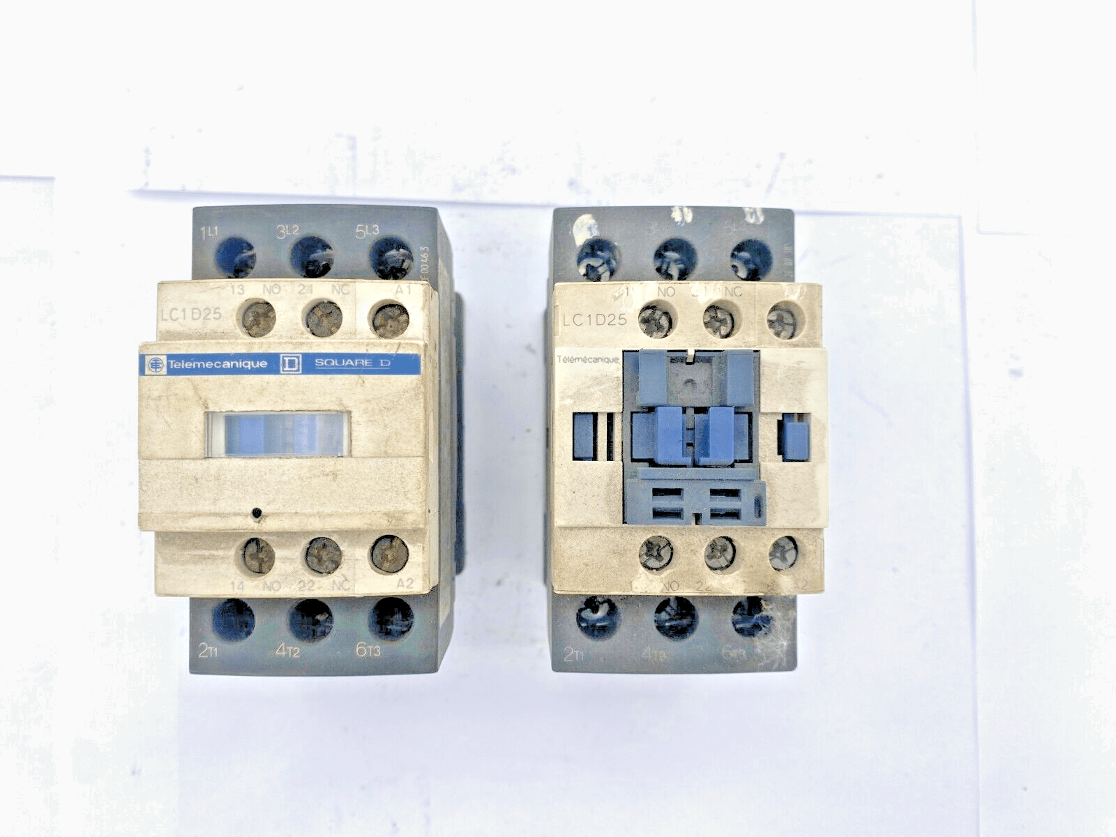 LOT OF 2 TELEMECANIQUE SQUARE D LC1 D25 CONTACTOR - KLR Automation