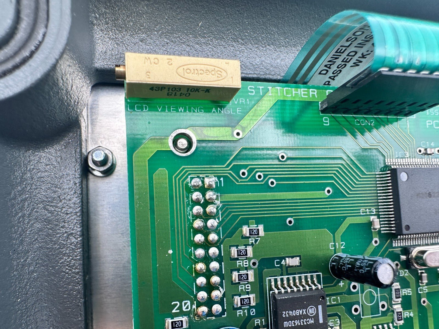 STITCHER CONTROL OPERATORS PANEL - KLR Automation