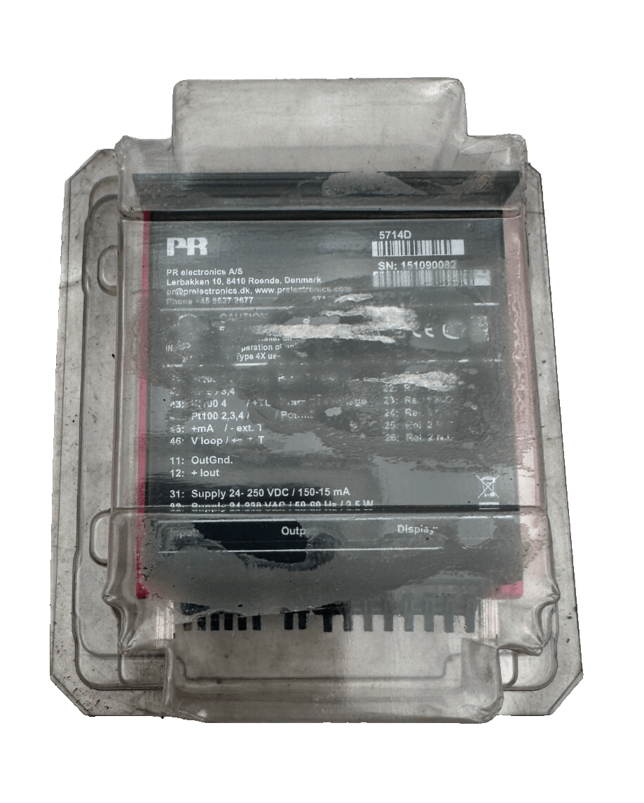 PR ELECTRONICS 5714D PROGRAMMABLE LED INDICATOR NEW OPEN BOX - KLR Automation