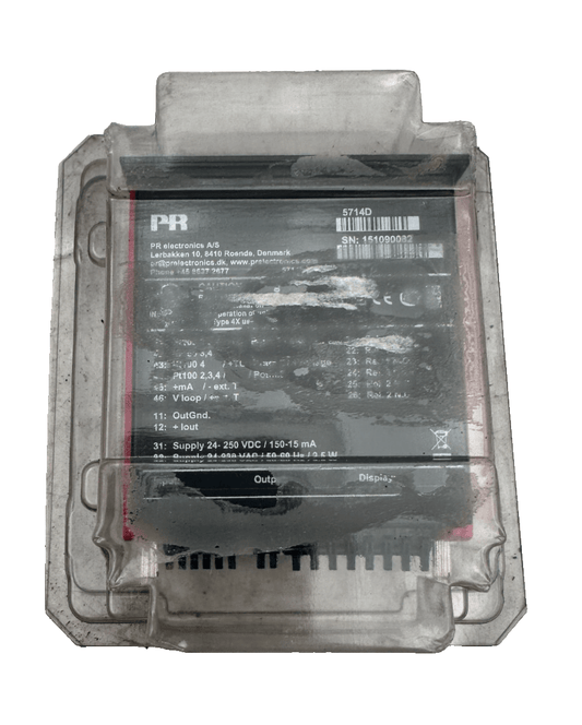 PR ELECTRONICS 5714D PROGRAMMABLE LED INDICATOR NEW OPEN BOX - KLR Automation