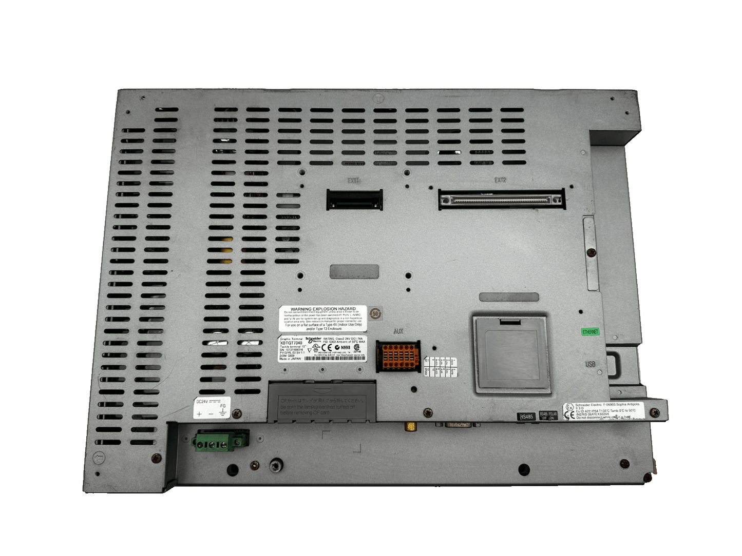 TELEMECANIQUE XBTGT7340 GRAPHIC TACTILE TERMINAL 15" MAGELIS PV:02 RL:03 SV:1.1 - KLR Automation
