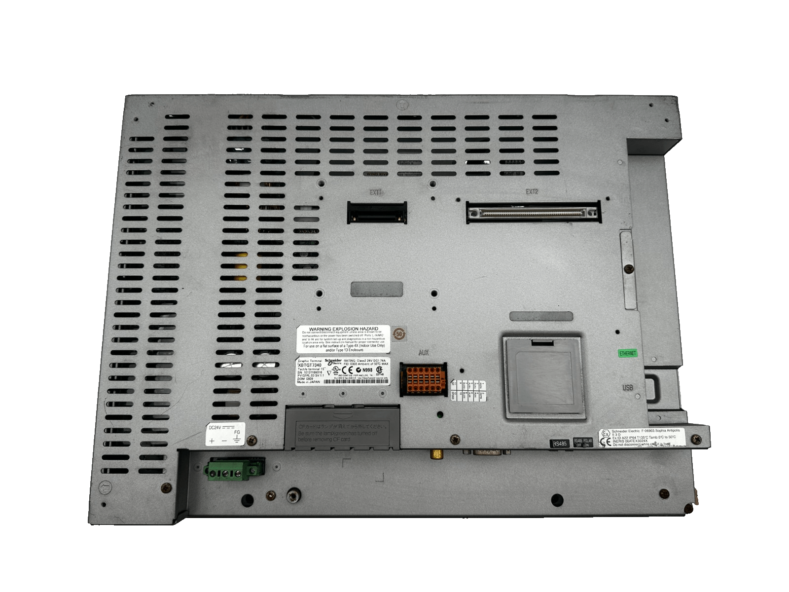 TELEMECANIQUE XBTGT7340 GRAPHIC TACTILE TERMINAL 15" MAGELIS PV:02 RL:03 SV:1.1 - KLR Automation